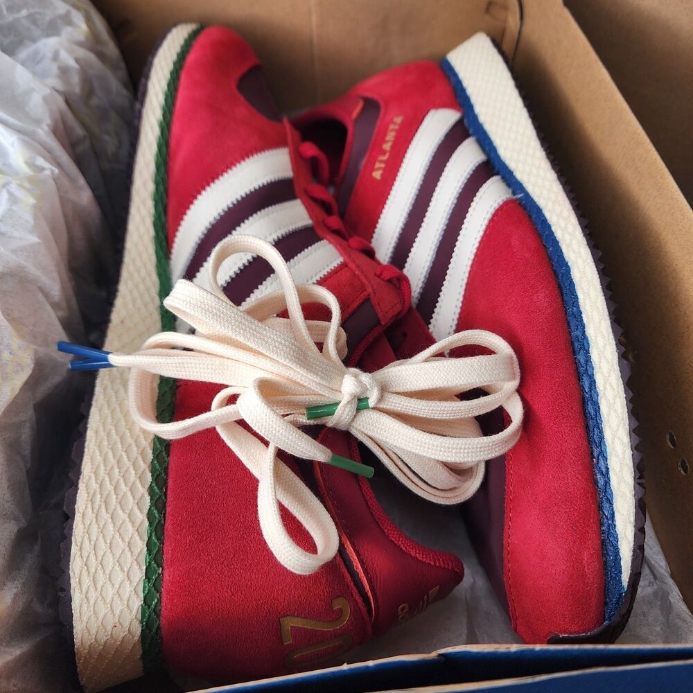 Whitaker Group Adidas Atlanta 96 404 Peachtree Red Mens 13 KK5017 Do Not Disturb - Picture 9 of 14